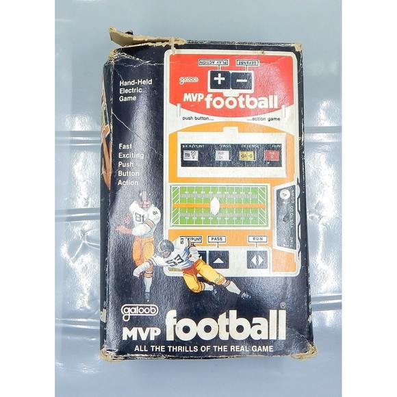 Galoob MVP Football Hand-Held Electric Game 1978 W/Box Not Working For Parts - Picture 10 of 12